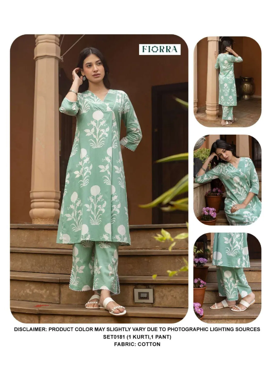 Fiorra SET0181 Designer Cotton Wholesale Kurti With Bottom Suppliers In Mumbai